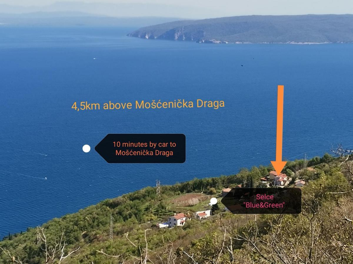 Apartments Blue & Green Mošćenička Draga Екстериор снимка